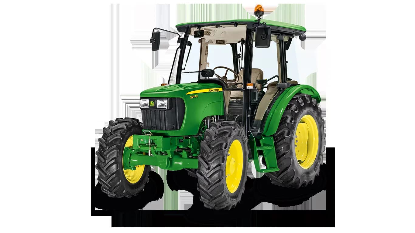 John Deere 5075E front view