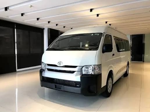 Toyota Hiace showroom front view