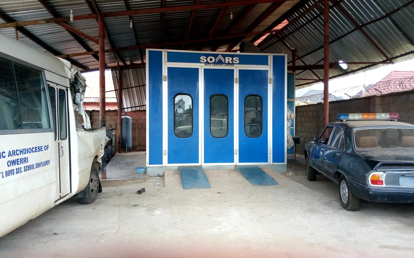 Soars Auto oven-bake paint booth